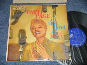 画像1: PATTI PAGE - IN THE LAND OF HI-FI  ( Ex+++/Ex+ Looks:Exeee )  /1956 US AMERICA ORIGINAL "BLUE zwith SILVER Print Label" MONO Used LP