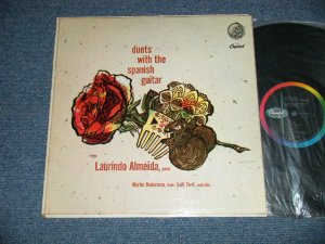画像1: LAURINDO ALMEIDA -  DUETS WITH THE SPANISH GUITAR (Ex+/Ex+++ EDSP) / 1958 US AMERICA ORIGINAL "BLACK with RAINBOW Capitol Logo on Left Label" MONO Used LP 