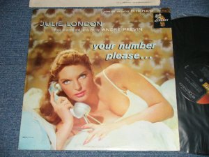 画像1: JULIE LONDON - YOUR NUMBER PLEASE ...(MINT-/MINT- A-3:Ex+) / 1960 Version  US AMERICA  2nd Press "GOLD LIBERTY on LEFT Label" STEREO Used LP