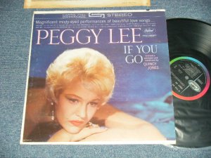 画像1: PEGGY LEE - IF YOU GO (Ex+/MINT-) / 1961 US AMERICA ORIGINAL 1st Press "BLACK With RAINBOW 'CAPITOL' Logo on LEFT SIDE  Label"  STEREO  Used LP 