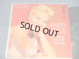 画像1: PATTI  PAGE - PAGE 4 : A COLLECTION OF HER MOST FAMOUS SONGS (Ex++/MINT SWOBC, EDSP ) / 1955 US AMERICA ORIGINAL MONO Used LP 