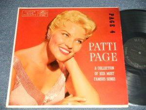 画像1: PATTI  PAGE - PAGE 4 : A COLLECTION OF HER MOST FAMOUS SONGS (Ex+++/MINT- ) / 1955 US AMERICA ORIGINAL MONO Used LP 