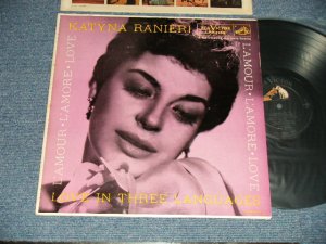 画像1: KATYNA RANIERI - L'AMOUR  L'AMOUR (Ex+++/MINT)  / 1956 US AMERICA ORIGINAL MONO Used LP 　