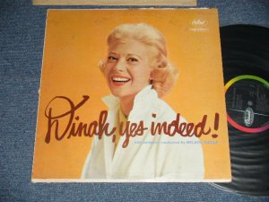 画像1: DINAH SHORE With NELSON RIDDLE - DINAH,YES INDEED! (Ex+/Ex+ Looks:Ex+++ EDSP ) / 1959 US AMERICA ORIGINAL 1st Press "BLACK with RAINBOW CAPITOL Logo on Left side Label" MONO LP 