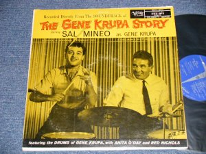 画像1: GENE KRUPA  - THE GENE KRUPA STORY (Ex/Ex+++ EDSP /  1958 US AMERICA ORIGINAL "BLUE LABEL"  MONO Used LP