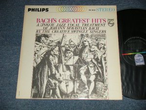 画像1:  THE SWINGLE SINGERS - BACH'S GREATEST HITS ( Ex+++/MINT-) / 1963 US AMERICA ORIGINAL STEREO Used  LP 