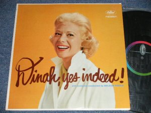 画像1: DINAH SHORE With NELSON RIDDLE - DINAH,YES INDEED! (Ex+++/MINT- ) / 1959 US AMERICA ORIGINAL 1st Press "BLACK with RAINBOW CAPITOL Logo on Left side Label" MONO LP