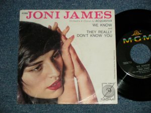 画像1: JONI JAMES - A) WE KNOW  B)THEY REALLY DON'T KNOW YOU ( Ex+/Ex++ )/ 1960 US AMERICA ORIGINAL Used 7"45 Single With PICTURE SLEEVE