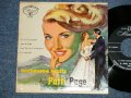 PATTI PAGE - TENNESSEE WALTZ (Ex++/Ex++ A-1:VG+++ SCRATCH)  / 1952 US ORIGINAL 4 TRACKS Used 7" 45 rpm EP  