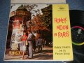 FRANK POURCEL and his PARISIAN STRINGS - HONEY-MOON IN PARIS  (Ex++/MINT- WOBC, WOL) / 1957 US AMERICA ORIGINAL 1st Press "BLACK with RAINBOW 'CAPITOL' Logo on LEFT Label" MONO Used  LP