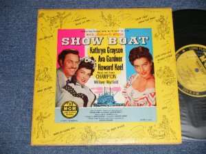 画像1: ost V.A. (KATHRYN GRAYSON, AVA GARDNER, HOWARD KEEL) - SHOW BOAT (Original Musical Recordings) (Ex+, Ex-/Ex+++  EDSP, WOFC )  / 1951 US AMERICA ORIGINAL Used  10" LP 