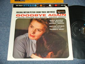 画像1: ost GEORGES AURIC / FERRANTE AND TEICHER and DIAHANN CARROL - GOODBYE AGAIN (Original Motion Picture Score) (Ex+++, Ex/MINT-) / 1961 US AMERICA ORIGINAL STEREO Used  LP