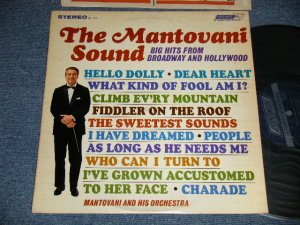 画像1: MANTOVANI - THE MANTOVANI SOUND : BIG HITS FROM BROADWAY AND HOLLYWOOD (Ex++/Ex+++, Ex++ Looks:Ex+) ,/ 1965 US AMERICA ORIGINAL "BLUE with BOXED 'LONDON' Label"  STEREO Used LP