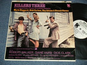 画像1: ost V.A. Various (MERLE HAGGARD, DICK CURLESS, KAY ADAMS & BONNIE OWENS - KILLERS THREE (The Original Motion Picture Soundtrack) (Ex/Ex++ Looks:Ex+ SPLIT)  /1968 US AMERICA ORIGINAL "WHITE LABEL PROMO" STEREO Used LP 