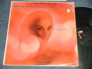 画像1: HUGO WINTERHALTER - THE EYES OF LOVE (Ex, Ex++/Ex++TEAR) / 1957 US AMERICA ORIGINAL 1st Press "BLACK with SILVER PRINT 'LONG PLAY' at Bottom Label" MONO Used LP 