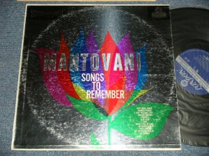 画像1: MANTOVANI - SONGS TO REMEMBER (Ex/MINT- , Ex+++ EDSP)  / 1959 US AMERICA Jacket + UK ENGLAND ORIGINAL Wax "ffrr Press" STEREO Used  LP
