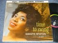 DAKOTA STATON - TIME TO SWING (Ex++, Ex-/Ex+++ B-1,23:Ex- EDSP)  / 1959 US AMERICA  ORIGINAL 1st Press "BLACK with RAINBOW CAPITOL logo On Left Label"  STEREO Used  LP