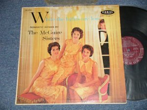 画像1: THE McGUIRE SISTERS - WHILE THE LIGHTS ARE LOW ( Ex, Ex-/Ex+ TAPESEAM) /1957 US AMERICA ORIGINAL MONO Used LP