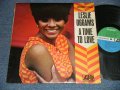LESLIE UGGAMS - A TIME TO LOVE (Ex+/Ex+++) / 1966 US AMERICA ORIGINAL "GREEN & BLUE w/BLACK FAN Label" STEREO Used LP