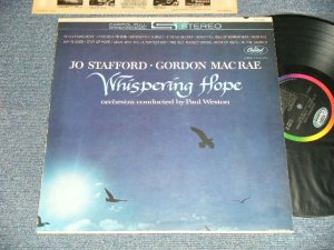 画像1: JO STAFFORD & GORDON  MacRAE  - WHISHING HOPE (Ex+++/MINT-) / 1962 US AMERICA ORIGINAL 1st Press "BLACK with RAINBOW CAPITOL Logo on TOP Label" STEREO Used LP 