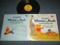 V.A. DISNEY - WINNIE The POOH and The BLUSTERY DAY (Ex+++/Ex+++) / 1967 US AMERICA ORIGINAL "YELLOW Label" "With Booklet" Used LP 