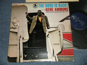 画像1: GENE AMMONS - THE BOSS IS BACK (Ex++/Ex+++ EDSP, WOBC) / 1969 Version  US AMERICA REISSUE "DARK BLUE with TRIDENT Logo On CIRCLE on TOP Label" Used LP 
