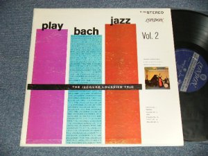 画像1: The JACCQUES LOUSSIER TRIO - PLAY BACH JAZZ Vol.2 (Ex+, Ex++/MINT-) / 1963 US AMERICA ORIGINAL "UK EXPORT UN-BOXED 'LONDON' Label" STEREO Used LP 
