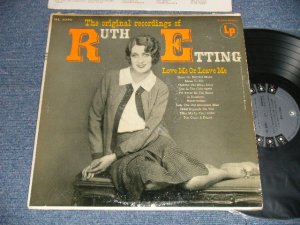 画像1: RUTH ETTING - THE ORIGINAL RECORDINGS OF RUTH ETTING  (Ex++/Ex+++ EDSP)/ 1957 US AMERICA  1st Press "GRAY with 6 EYES Label Version" MONO Used LP 
