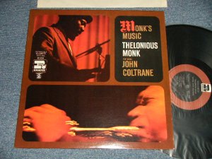 画像1: THELONIOUS MONK Featuring JOHN COLTRANE -MONK'S MUSIC (MINT-/MINT) / 1967 Version US AMERICA Reissue "BLACK with BROWN RING Label" Used LP 