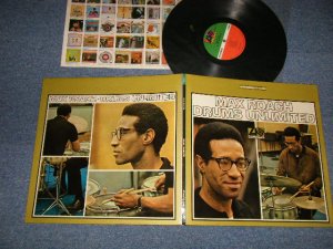 画像1: MAX ROACH - DRUMS UNLIMITED (Ex+++/Ex+++ A-1: Ex++)/ 1969 Version US AMERICA REISSUE "GREEN & RED with 1841 BROADWAY Label" STEREO  Used LP 