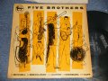 FIVE BROTHERS - FIVE BROTHERS (Ex+/Ex+++ EDSP, SWOBC) / 1956 US AMERICA ORIGINAL 1st Press "BLACK with SILVER PRINT lLabel" MONO LP