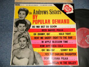 画像1: The ANDREWS SISTERS - BY POPULAR DEMAND (Ex+++/Ex+++) / 1961 UK ENGLAND ORIGINAL Used LP