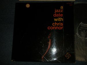 画像1: CHRIS CONNOR - A JAZZ DATE WITH CHRIS CONNOR (Ex+/Ex Looks:Ex-, Ex+ EDSP) / 1958 US AMERICA ORIGINAL 1st Press "BLACK with SILVER Print Label" MONO Used LP 