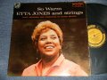 ETTA JONES And Strings -  SO WARM (Ex/Ex EDSP) / 1961 US AMERICA ORIGINAL 1st Press "YELLOW Label" MONO Used LP