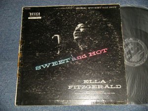 画像1: ELLA FITZGERALD - SWEET AND HOT (POOR/Ex , EDSP, TOBC, STPOBC) / / 195 US AMERICA ORIGINAL "1st Press BLACK with SILVER Print Label" MONO Used LP
