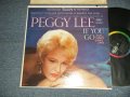 PEGGY LEE - IF YOU GO (MINT-, Ex++/MINT- STOBC) / 1961 US AMERICA ORIGINAL 1st Press "BLACK With RAINBOW 'CAPITOL' Logo on LEFT SIDE  Label"  STEREO Used LP 