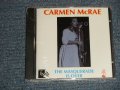 CARMEN McRAE - THE MASQUERADE IS OVER  (SEALED) /  1995 UK ENGLAND ORIGINAL  "BRAND NEW SEALED" CD