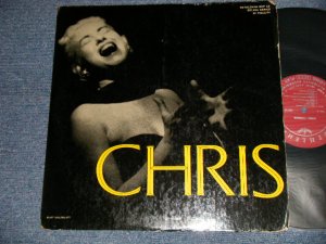 画像1: CHRIS CONNOR - CHRIS (Ex-/VG++ Looks:VG++ EDSP, STOBC) / 1956 US AMERICA ORIGINAL Maroon Color and 1st Press Design Label MONO Used LP 