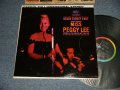 PEGGY LEE -BASIN STREET EAST (Ex++/MINT-~Ex+++) / 1961 US AMERICA ORIGINAL 1st Press "BLACK With RAINBOW 'CAPITOL' Logo on LEFT SIDE  Label"  STEREO Used LP 