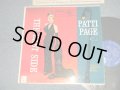 PATTI PAGE - THE EAST SIDE  (Ex+++/MINT- TAPESEAM, EDSP)  /1957 US AMERICA ORIGINAL 1st Press "BLUE With SILVER PRINT Label" MONO Used LP
