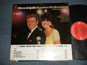 画像1:  STEVE LAWRENCE and EYDIE GORME  - AT THE MOVIES  (Ex++/MINT-) / 1967 Version US AMERICA "PROMO" "360 SOUND in WHITELabel" MONO Used LP