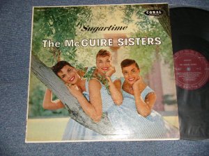 画像1: THE McGUIRE SISTERS - SUGARTIME (MINT-. Ex++/MINT- WOL) /1958 US AMERICA ORIGINAL "MAROON Label" MONO Used LP
