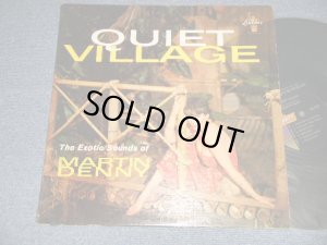 画像1: MARTIN DENNY - QUIET VILLAGE (MINT-, Ex++/MINT- SWOBC) / 1960 Version US AMERICA 2nd Press "COLOR LIBERTY" Label STEREO Used  LP  
