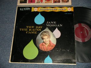 画像1: JANE MORGAN - THE DAY THE RAINS CAME (Ex+/Ex+++)  / 1959 US AMERICA ORIGINAL 1st Press "MAROON with SILVER Print Label" STEREO Used LP 