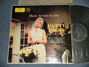 画像1: PATTI PAGE - MUSIC FOR TWO IN LOVE  (Ex++/Ex+++ Looks:MINT- EDSP)  /1956 US AMERICA ORIGINAL 1st Press "BLACK With SILVER PRINT Label" MONO Used LP