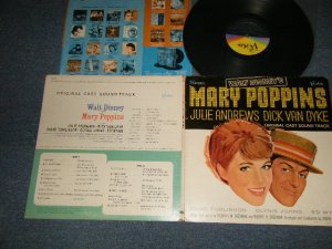 画像1: ost JULIE ANDREWS, DICK VAN DYKE - WALT DISNEY'S MARRY POPPINS(Ex++/Ex+++ EDSP) / 1964 US AMERICA ORIGINAL MONO Used LP 