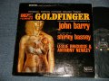 007 JAMES BOND, JOHN BARRY, SHIRLIE BASSEY - GOLDFINGER (Ex+/Ex++)  /1964 US AMERICA ORIGINAL 1st Press "BLACK with COLOR DOT on TOP, GOLD 'UNITED' WHITE 'ARTISTS' Label"  STEREO Used LP 