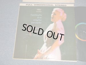 画像1: JUNE CHRISTY -  BALLADS FOR NIGHT PEOPLE (Ex++/MINT-) / 1958 US AMERICA ORIGINAL "BLACK With RAINBOW 'CAPITOL' Logo on LEFT Label" STEREO Used LP 