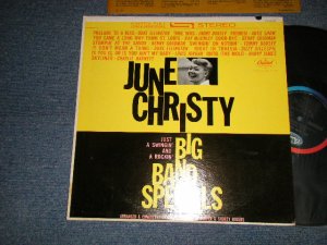 画像1: JUNE CHRISTY -  BIG BAND SPECIAL (Ex+++/MINT-) / 1962 US ORIGINAL "BLACK With RAINBOW 'CAPITOL' Logo on TOP Label"  STEREO Used LP 