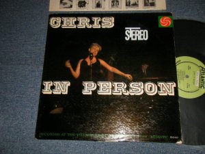 画像1: CHRIS CONNOR - CHRIS IN PERSON (Ex++/Ex++ A-1,2,3:Ex- EDSP,STOL) / 1960 Version US AMERICA ORIGINAL 1st Press "GREEN Label" STEREO Used LP 